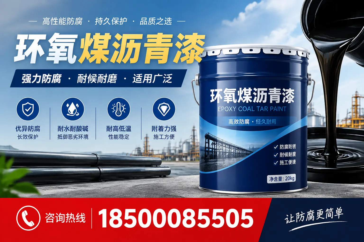 环氧煤沥青漆在不同气候条件下的表现分析，临沂适用性